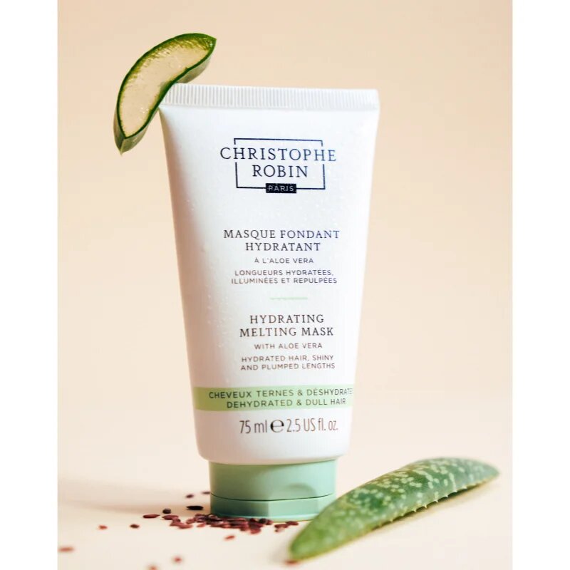 Christophe Robin Hydrating Hydrating Melting Mask masca hidratanta pentru par uscat 75 ml
