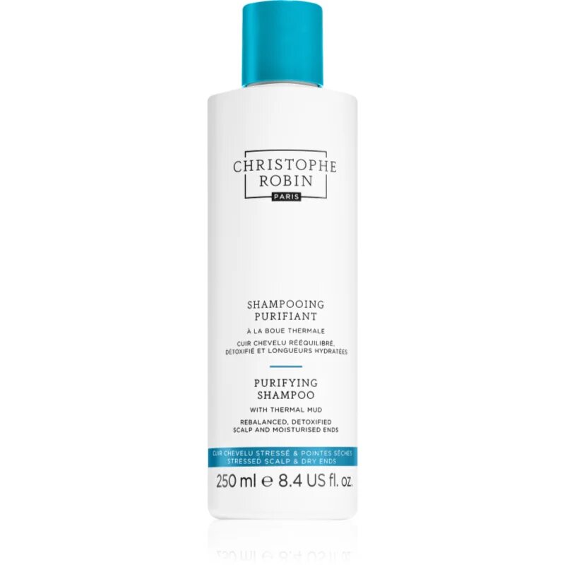 Christophe Robin Purifying șampon detoxifiant pentru curățare 250 ml