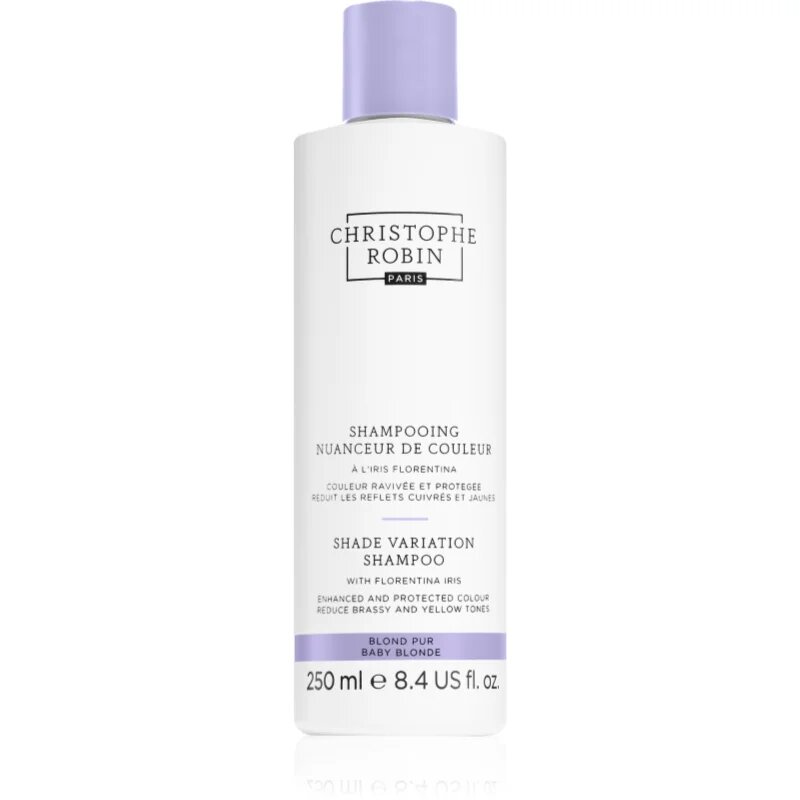 Christophe Robin Shade Variation Shampoo Shampoo șampon pentru păr blond 250 ml