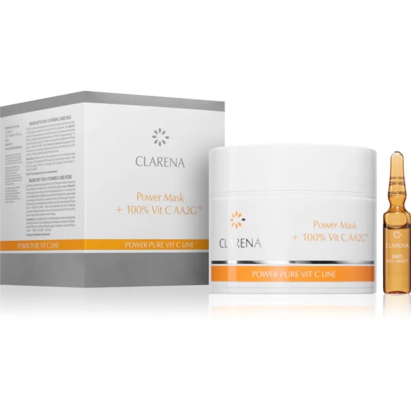 Clarena POwer Pure Vit. C Line masca hranitoare cu vitamina C 103 ml