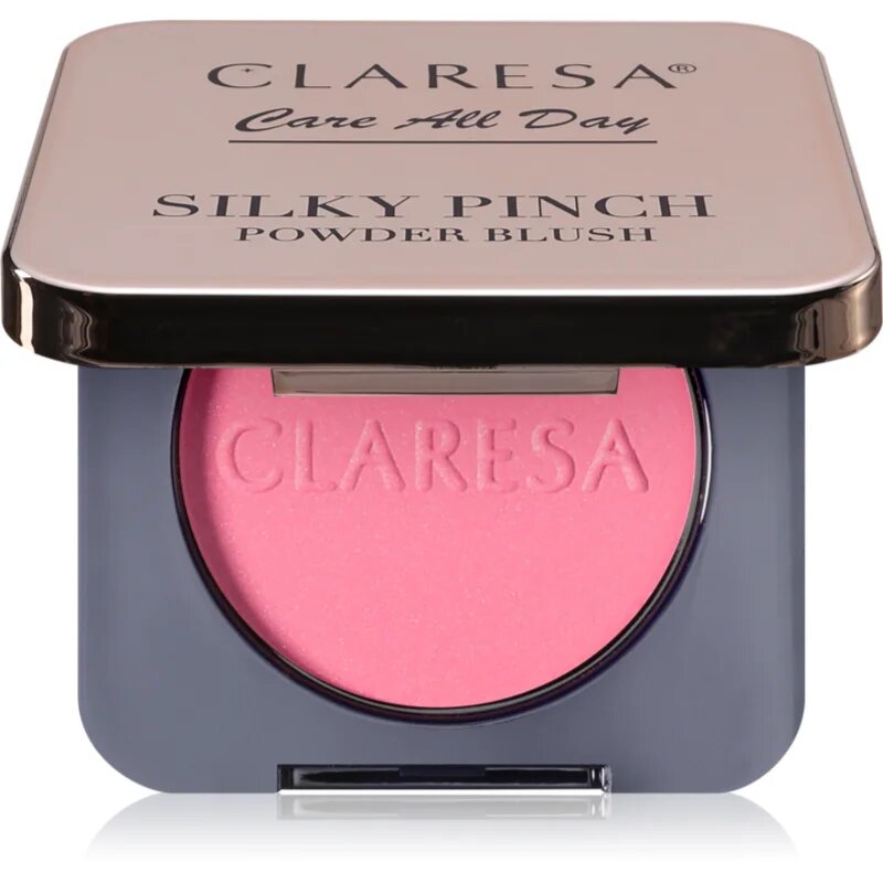 Claresa Care All Day Silky Pinch Powder Blush fard de obraz compact pentru un efect de lunga durata 02 Lumi Pink 2 g
