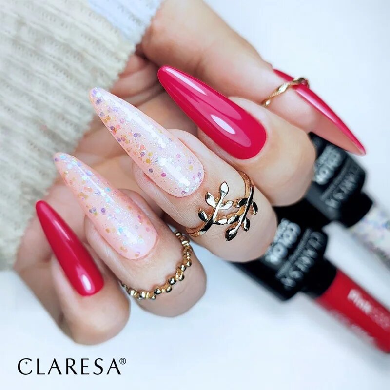 Claresa SoakOff UV/LED Color Glitter lac de unghii sub forma de gel culoare 2 5 g