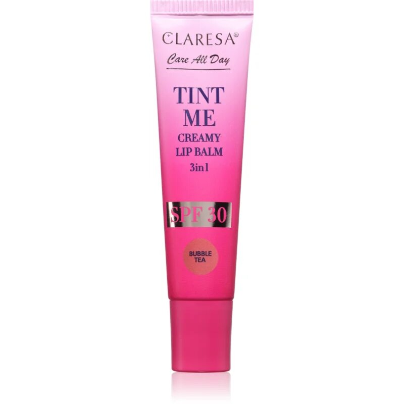 Claresa Tint Me Creamy Lip Balm balsam de buze cu efect de hidratare culoare Bubbletea 12 ml