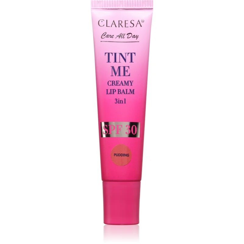 Claresa Tint Me Creamy Lip Balm balsam de buze cu efect de hidratare culoare Pudding 12 ml