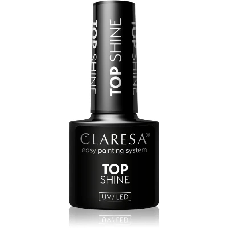 Claresa UV/LED Top Shine lac gel de unghii pentru acoperirea superioară glossy 5 g