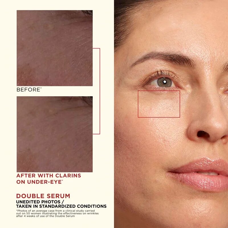 Clarins Double Serum ser intensiv împotriva îmbătrânirii pielii 50 ml