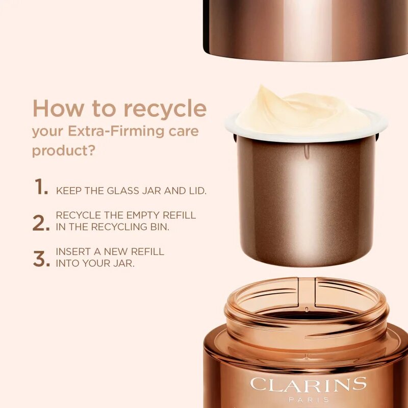 Clarins Extra-Firming Day Cream Refill crema de zi pentru lifting pentru tenul uscat refill 50 ml