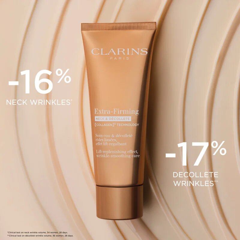 Clarins Extra-Firming Neck & Décolleté Anti-Aging Cream crema tonifianta pentru gat si decolteu 75 ml