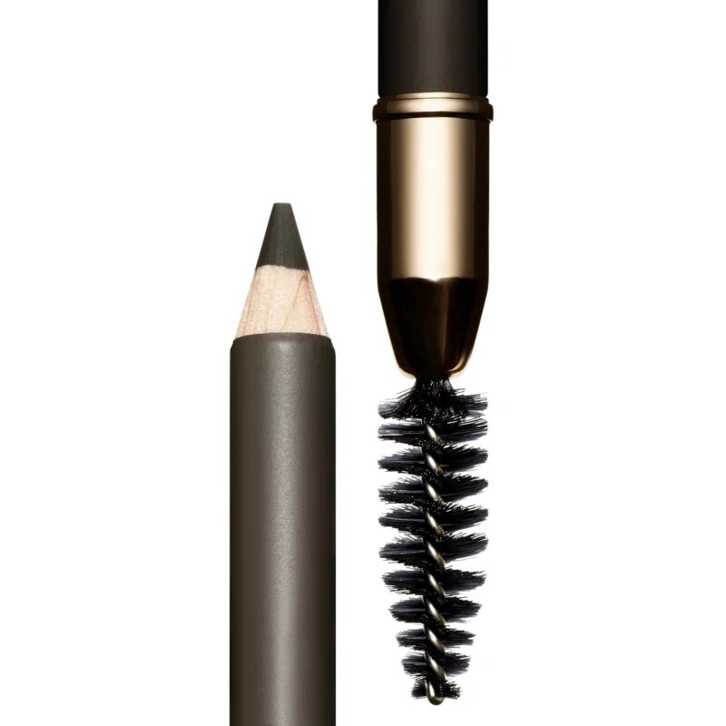 Clarins Eyebrow Crayon Sourcils creion pentru sprancene cu pensula culoare 01 - Dark Brown 1.1 g