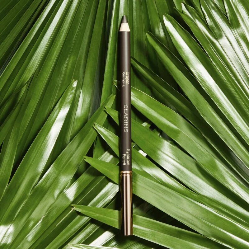 Clarins Eyebrow Crayon Sourcils creion pentru sprancene cu pensula culoare 01 - Dark Brown 1.1 g