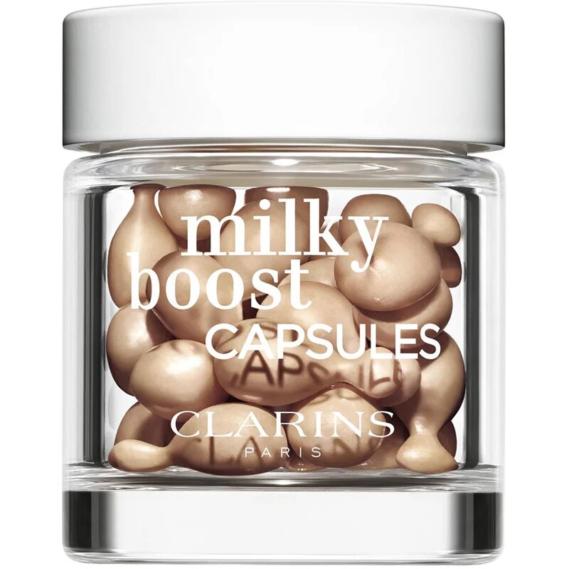 Clarins Milky Boost Capsules make-up pentru luminozitate capsule culoare 3.5 30x0.2 ml