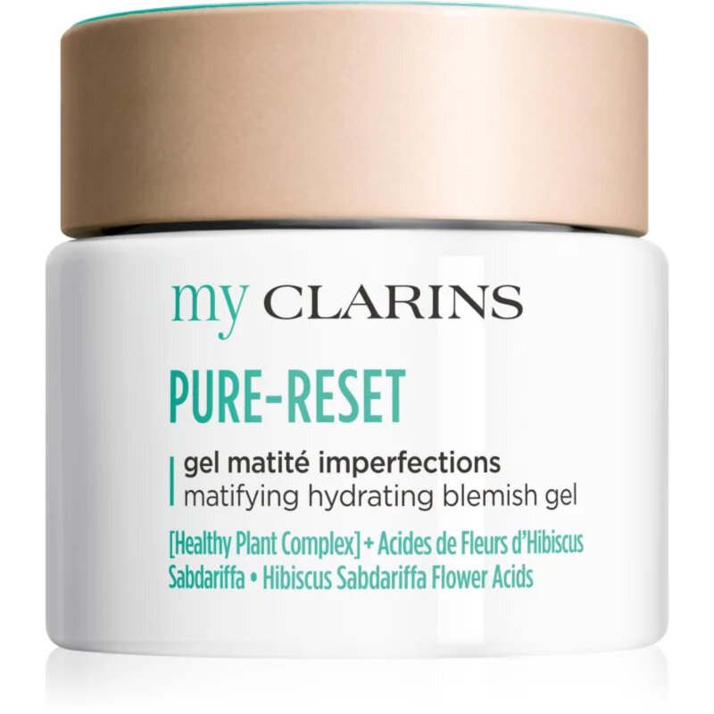 Clarins My Pure-Reset Matifying Hydrating Blemish Gel gel matifiant pentru pielea cu imperfectiuni 50 ml