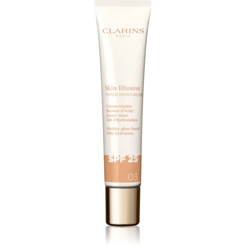 Clarins Skin Illusion Tinted Moisturizer crema tonifianta SPF 25 culoare 03 40 ml