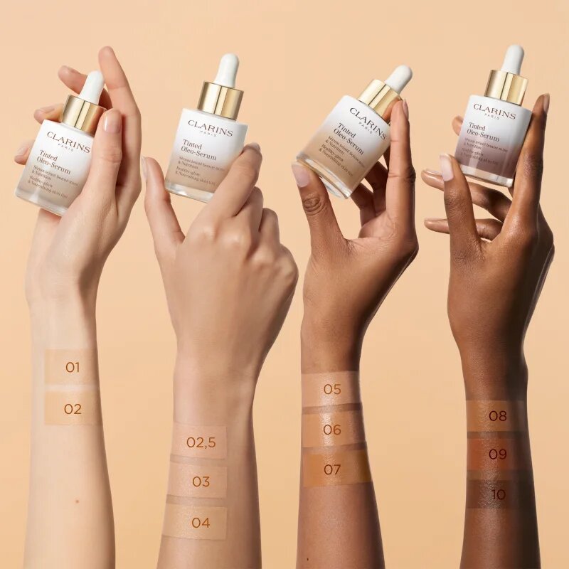 Clarins Tinted Oleo-Serum ser ulei pentru uniformizarea nuantei tenului culoare 04 30 ml