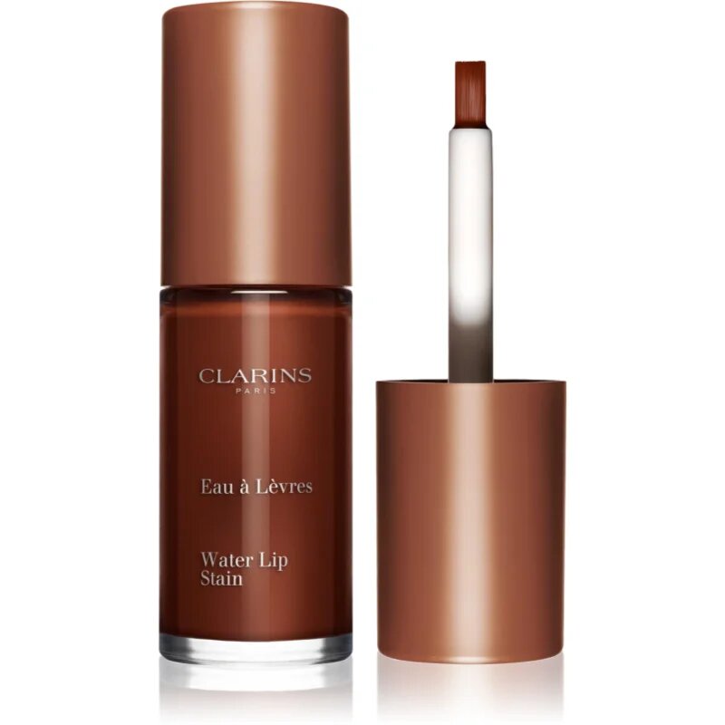 Clarins Water Lip Stain Lip Gloss mat cu efect de hidratare culoare 12 Mocha Water 7 ml