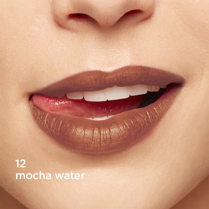 Clarins Water Lip Stain Lip Gloss mat cu efect de hidratare culoare 12 Mocha Water 7 ml