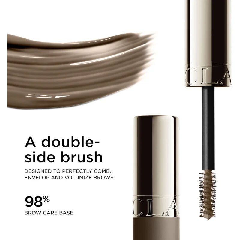 Clarins Wonder Sculp Eyebrow Gel gel tonifiant pentru sprâncene culoare 02 cool brown 5 ml