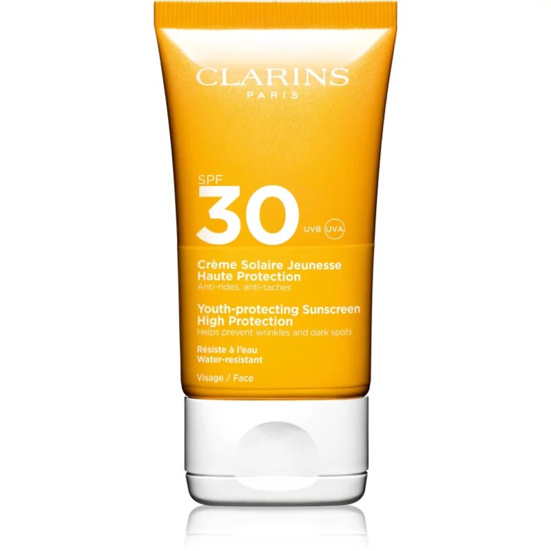 Clarins Youth-Protecting Sunscreen High Protection crema de soare pentru fata SPF 30 50 ml