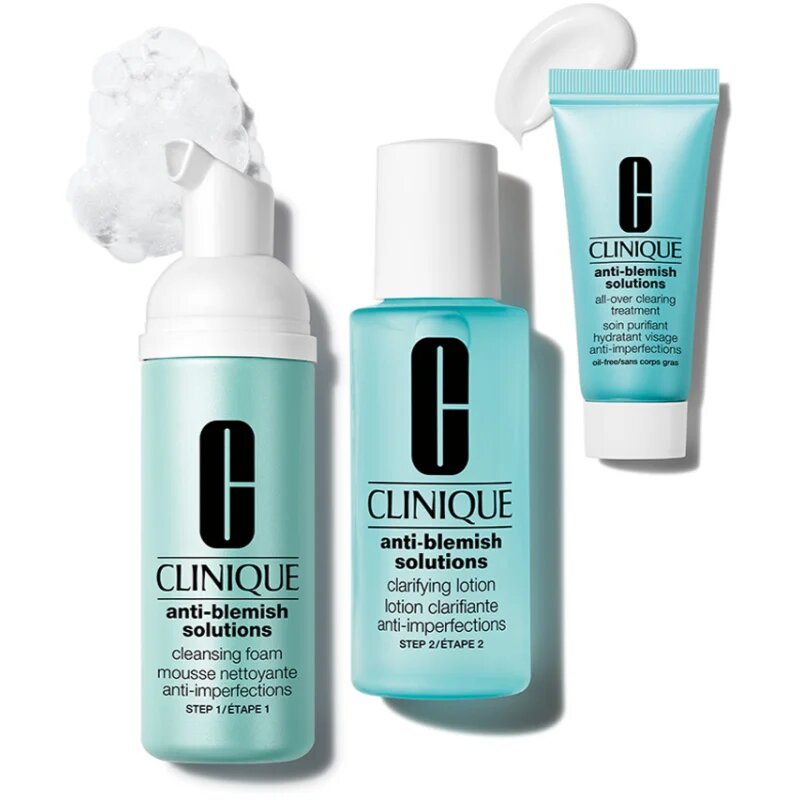 Clinique Anti-Blemish Solutions™ Routine set cadou pentru ten acneic