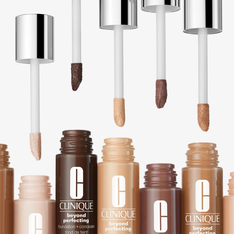 Clinique Beyond Perfecting™ Foundation + Concealer make-up si corector 2 in 1 culoare CN 40 Cream Chamois 30 ml