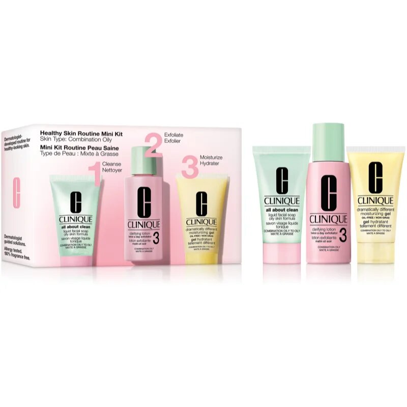 Clinique Mini Kit Healthy Skin Routine Skin Type 3 set cadou