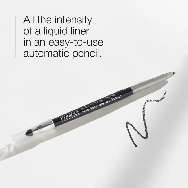 Clinique Quickliner™ for Eyes Intense dermatograf de culoare intensa culoare 03 Intense Chocolate 0.25 g