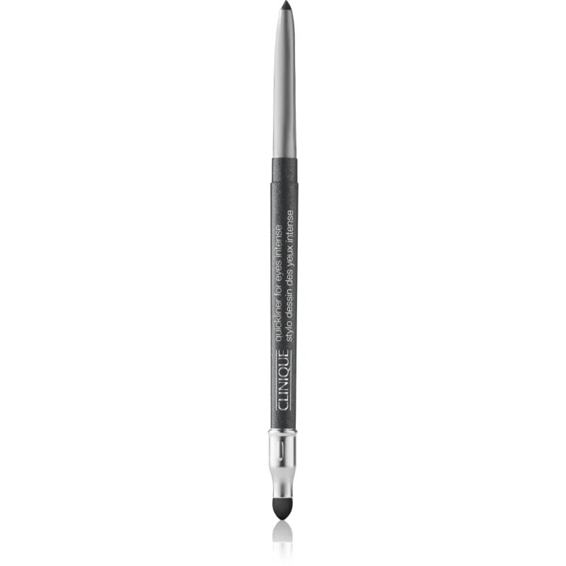 Clinique Quickliner™ for Eyes Intense Lustre eyeliner khol cu particule stralucitoare culoare Charcoal 0.25 g