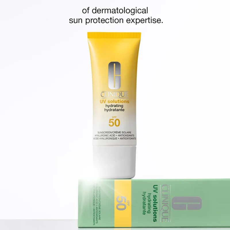 Clinique Sun UV Solutions Hydrating Sunscream SPF 50 crema de soare pentru fata hidratant 40 ml