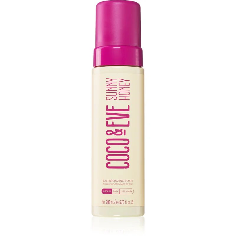 Coco & Eve Sunny Honey Bali Bronzing Foam spuma autobronzanta Medium 200 ml