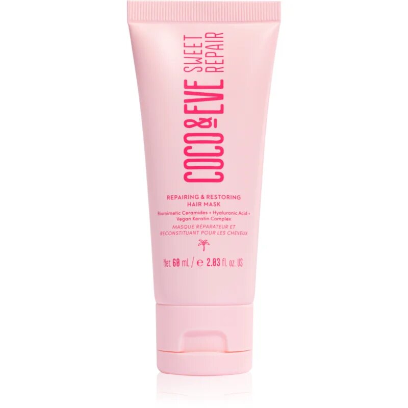 Coco & Eve Sweet Repair Repairing & Restoring Hair Mask masca hidratanta pentru intarire si stralucire 60 ml