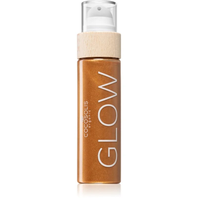 COCOSOLIS GLOW ulei pentru strălucire cu particule stralucitoare cu parfum Cookies 100 ml