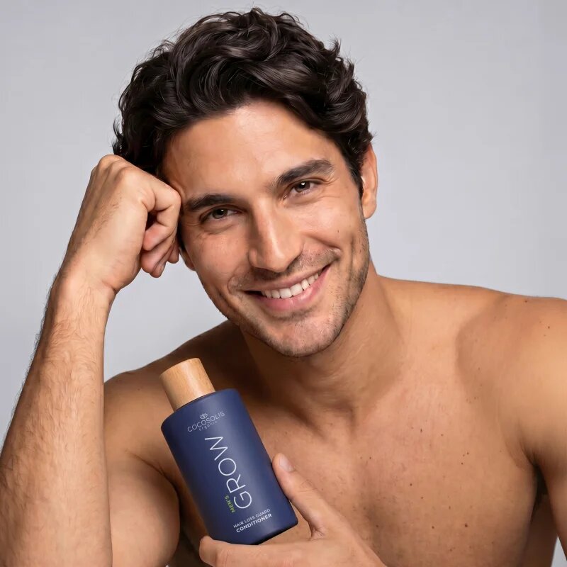 COCOSOLIS GROW Men balsam pentru indreptare impotriva caderii parului pentru barbati 200 ml
