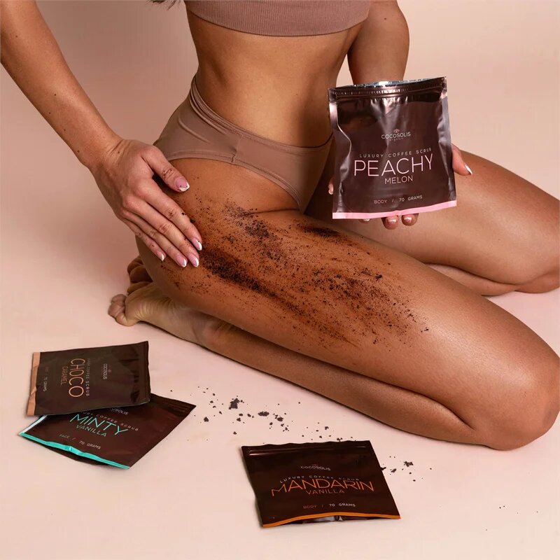 COCOSOLIS Luxury Coffee Scrub Box set pentru piele neteda si delicata