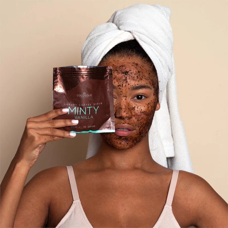 COCOSOLIS Luxury Coffee Scrub Box set pentru piele neteda si delicata