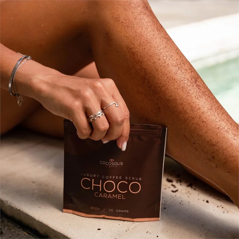 COCOSOLIS Luxury Coffee Scrub Box set pentru piele neteda si delicata