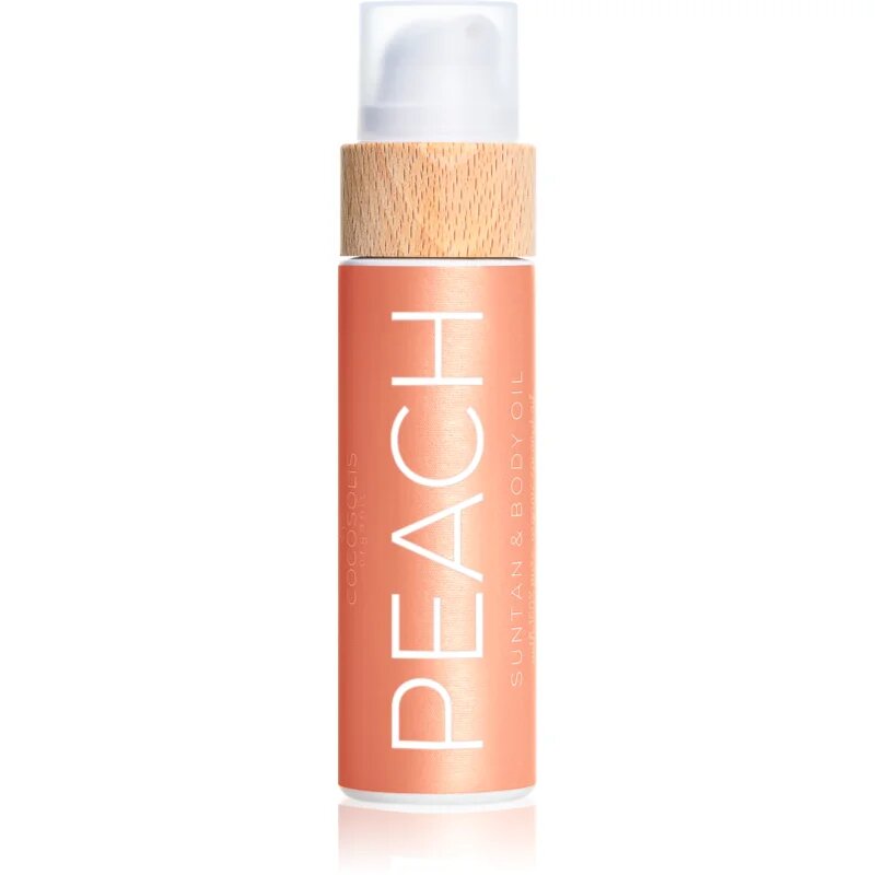 COCOSOLIS PEACH ulei pentru îngrijire și bronzare fara factor de protectie cu parfum Peach 100 ml
