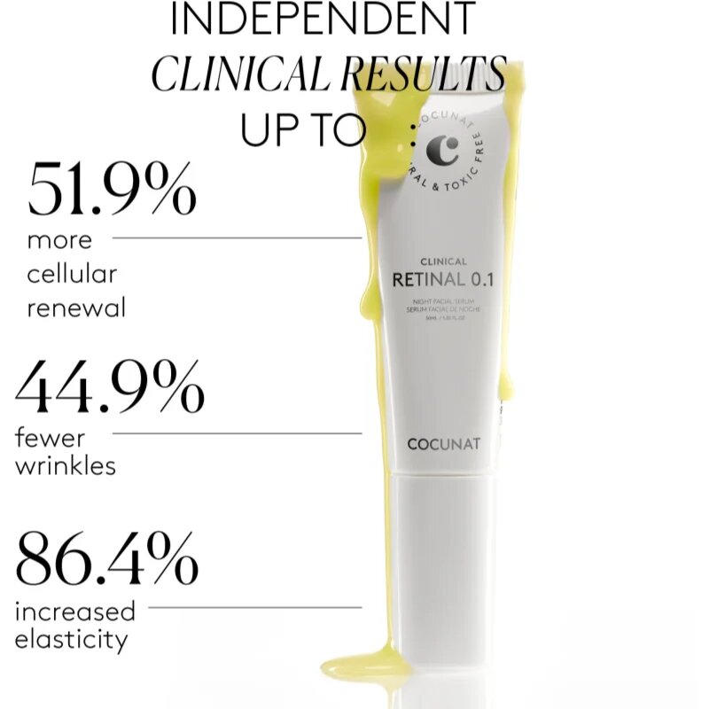 Cocunat Clinical Retinal ser de noapte reparator 30 ml