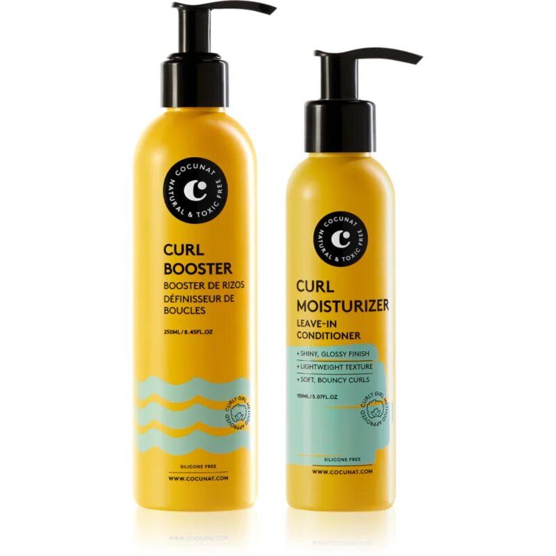 Cocunat Curly Method by set pentru par ondulat si cret