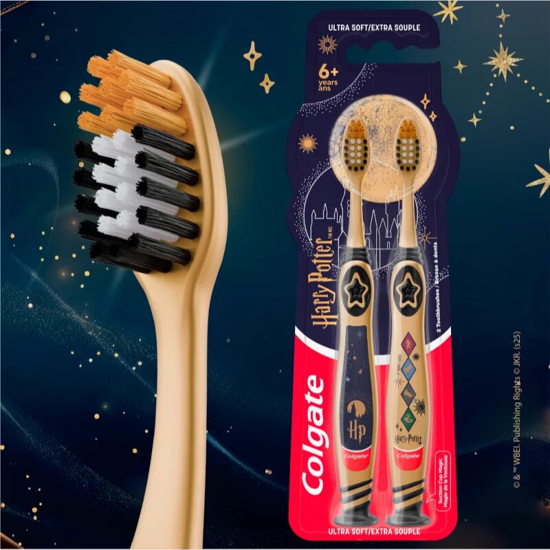 Colgate Harry Potter periuta de dinti pentru copii foarte moale 2 buc