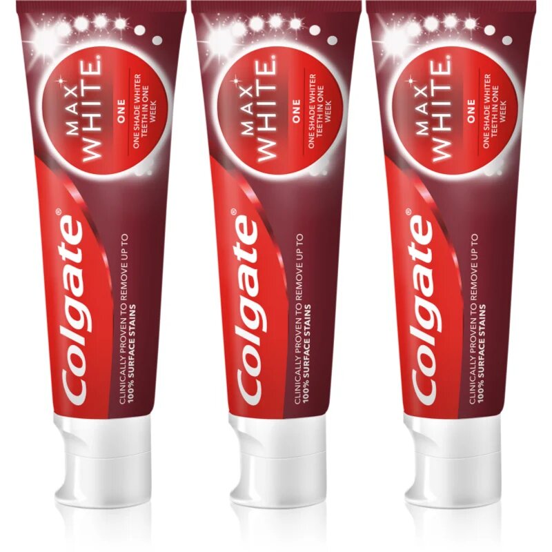 Colgate Max White One pasta de dinti pentru albire 3x75 ml