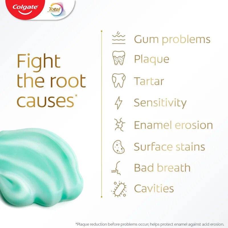 Colgate Total Active Fresh Mint pastă de dinți pentru o respirație proaspătă 75 ml