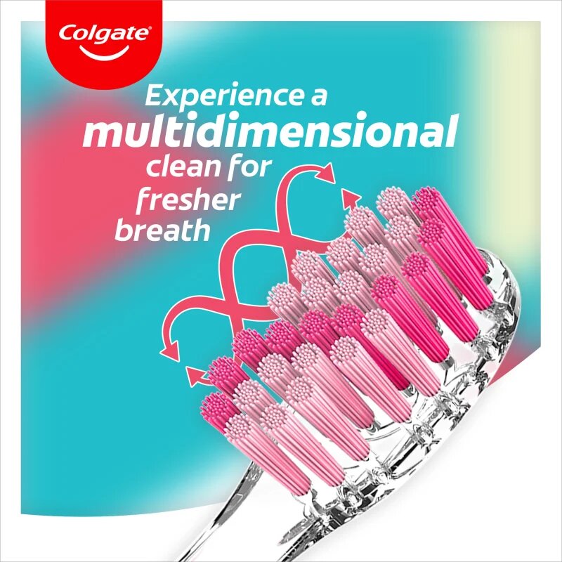 Colgate Twister Design Edition perie de dinti 4 buc
