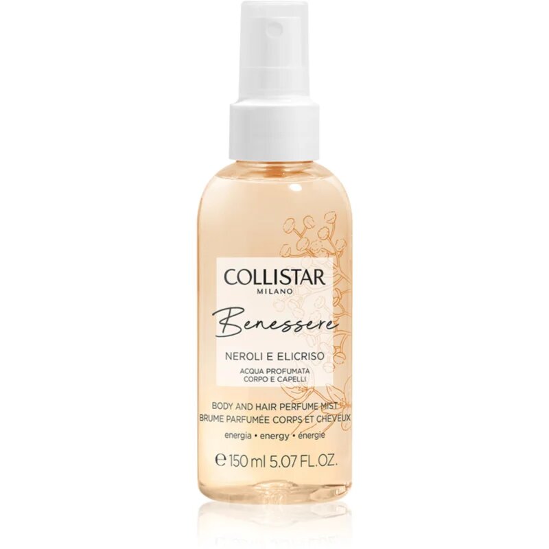 Collistar Benessere Neroli and Helichrysum brumă parfumată de par si de corp pentru femei 150 ml