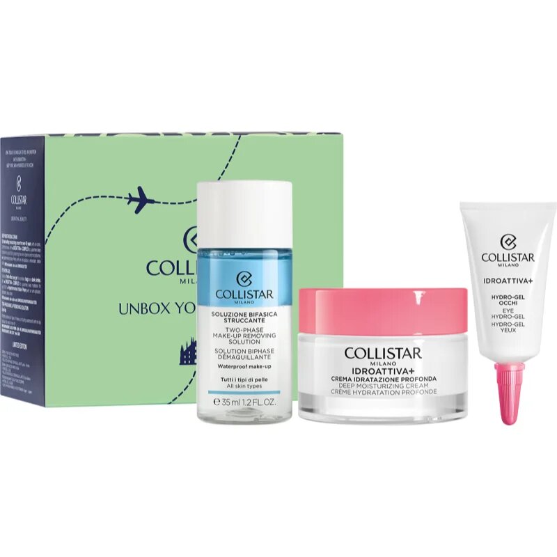 Collistar Deep Moisturizing Cream Travel Kit set cadou cu efect de hidratare