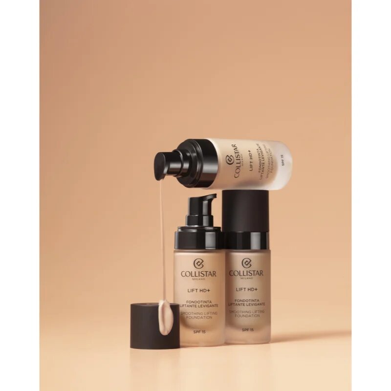 Collistar LIFT HD+ Smoothing Lifting Foundation SPF 15 Fond de ten cu efect de lifting pentru o piele perfecta culoare 5N - Amber 30 ml
