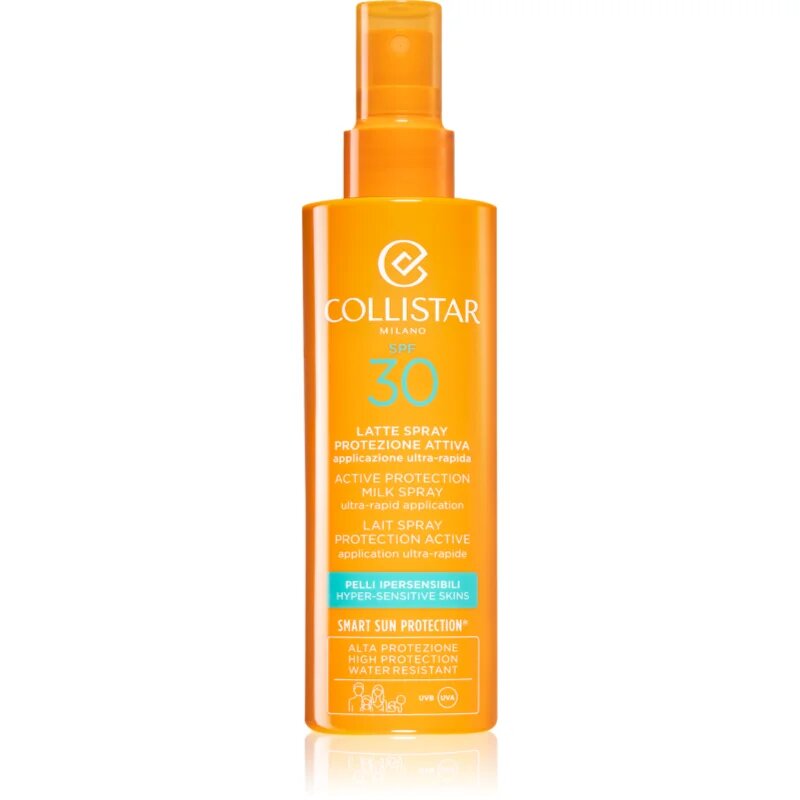 Collistar Sun Active Protection Milk Spray lotiune protectoare pentru plaja SPF 50 200 ml