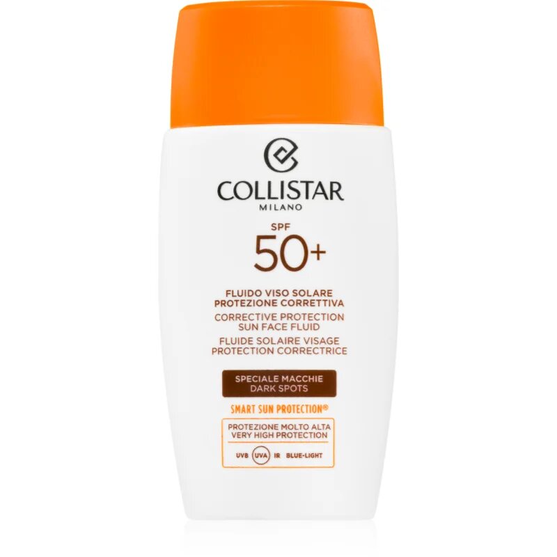 Collistar Sun Corrective Protection Face Fluid SPF 50+ fluid pentru fata cu protectie solara SPF 50+ 50 ml