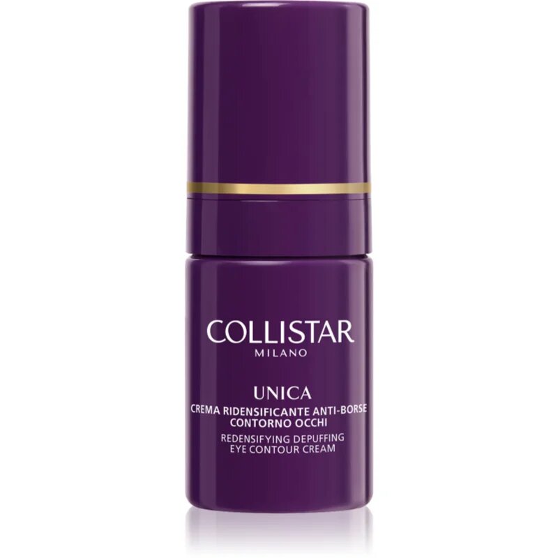 Collistar Unica Redensifying Draining Anti-Bags Eye Contour cremă iluminatoare împotriva cearcănelor și a pungilor de sub ochi 15 ml