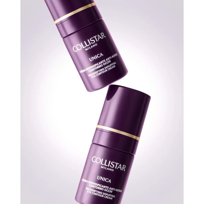 Collistar Unica Redensifying Draining Anti-Bags Eye Contour cremă iluminatoare împotriva cearcănelor și a pungilor de sub ochi 15 ml