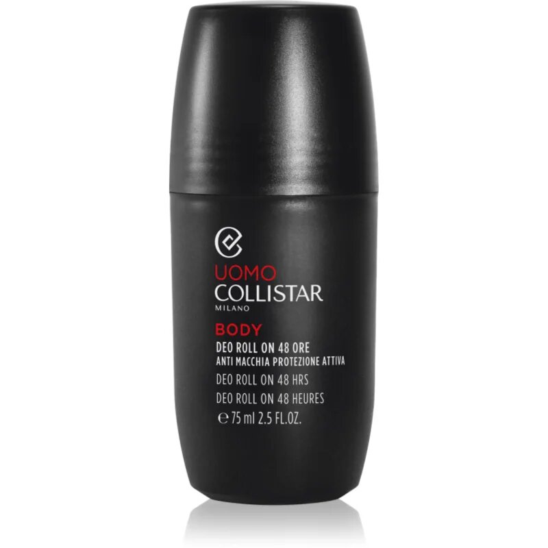 Collistar Uomo 48 Hours Deo Roll On deodorant roll-on cremos pentru barbati 75 ml